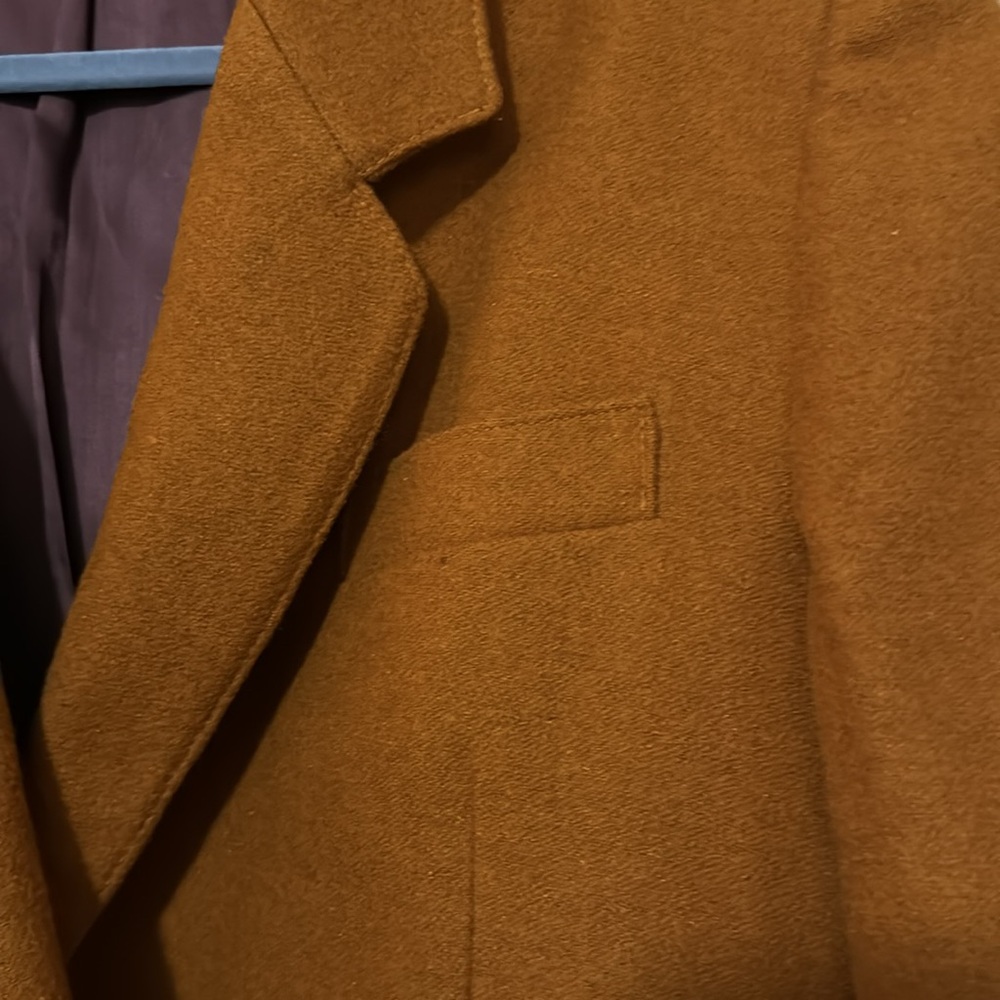 Men’s Vintage Jacket-Euro Sz 42-Wool Blend-Made in Yugoslavia-Rust Color - Picture 6 of 16